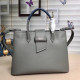 PRADA 프라다 2020 여성용 레더 토트 숄더백 ,1BG148-7,33cm,그레이