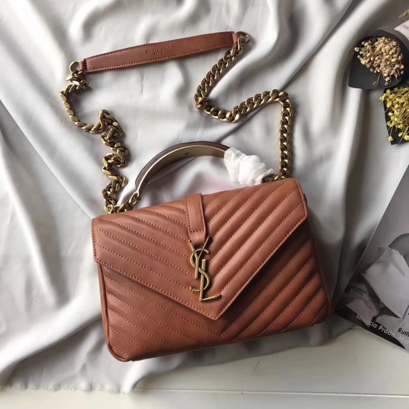 SAINT LAURENT 생로랑 체인 퀄팅백 24x17x6cm