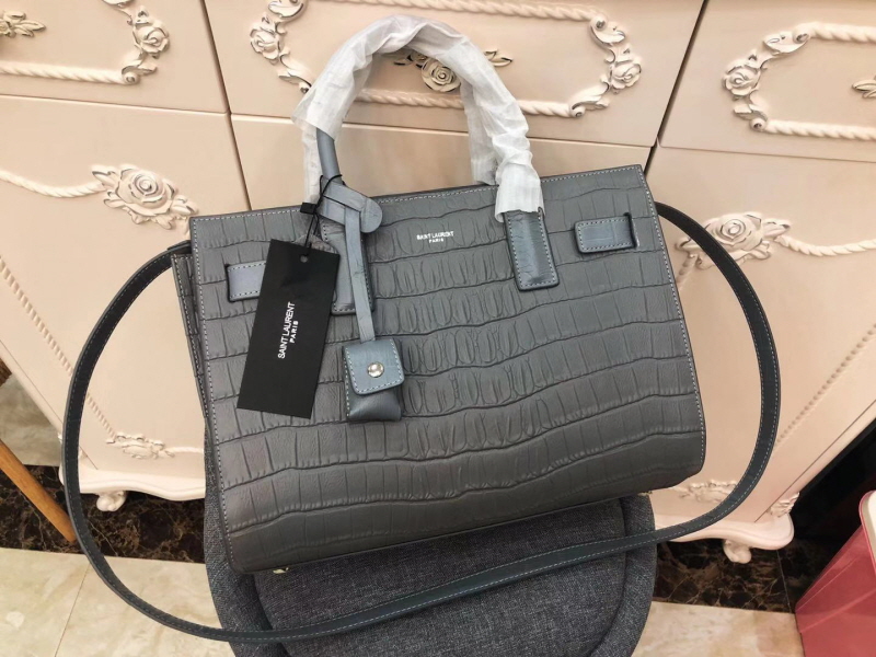 SAINT LAURENT 생로랑 크로그 핸드백 32x25x15cm
