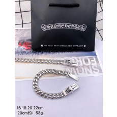 CHROME HEARTS 크롬하츠 남녀공용 925실버 대거 팔찌 16~22cm