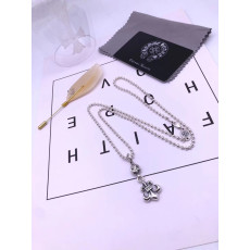 CHROME HEARTS 크롬하츠 여성용 925실버 목걸이 65cm (여성모델 팬던트대사이즈)
