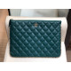 CHANEL 샤넬 2020 레더 클러치백,CHAB1238,28CM,그린