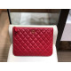 CHANEL 샤넬 2020 레더 클러치백,CHAB1239,28CM,레드