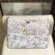 CHANEL 샤넬 2020 레더 클러치백,CHAB1241,28CM,화이트