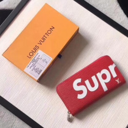 LOUIS VUITTON & Supreme 루이비통 콜라보 지퍼월렛