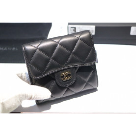 CHANEL 샤넬 램스킨 클래식 지갑