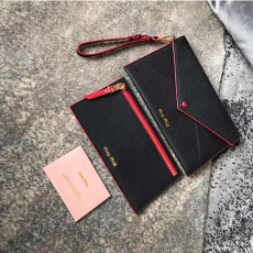 MIUMIU 미우미우 마드라스 가죽지갑 3COLOR