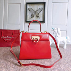 FERRAGAMO 페레가모 간치니 탑 핸들백 25cm 21E889-3