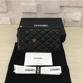 CHANEL 샤넬 지퍼 파우치016