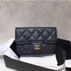 CHANEL 샤넬 캐비어 클래식 카드&동전지갑