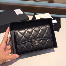 CHANEL 샤넬 램스킨 클래식 플랩 중지갑 A84341-2