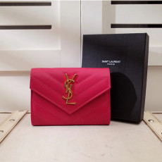 SAINT LAURENT 생로랑 마틀라쎄 스몰 엔벨로프 지갑 414404-6