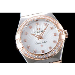 OMEGA 오메가 컨스틸레이션 여성용 쿼츠-10 123.25.24.60.55.002