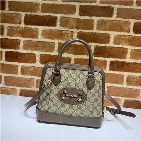 GUCCI 구찌 1955 홀스빗 스몰 탑 핸들백 블랙 621220 2020/신상