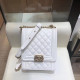 CHANEL 샤넬 19SS 신상 미니캐비어 리보이백 화이트 A0S0130