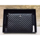 CHANEL 샤넬 램스킨 V 클러치 27CM AS10203