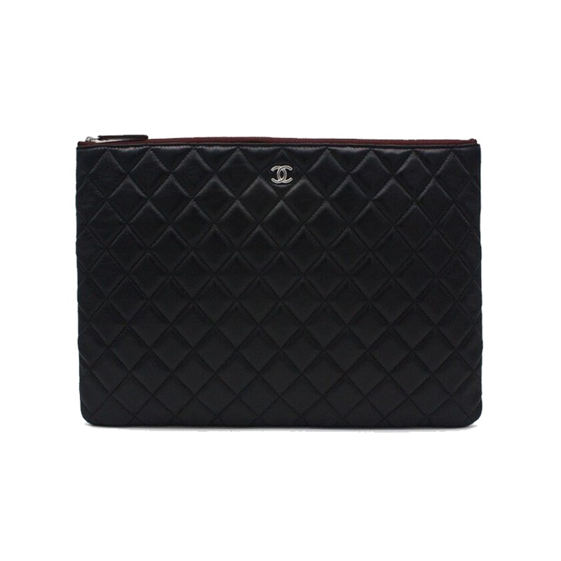 CHANEL 샤넬 캐비어 클래식 클러치 27cm , 33cm AS1008