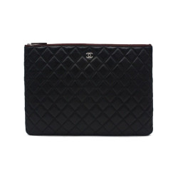 CHANEL 샤넬 캐비어 클래식 클러치 27cm , 33cm AS1008