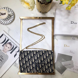 DIOR 디올 오블리크 체인클러치  M9030 22CM