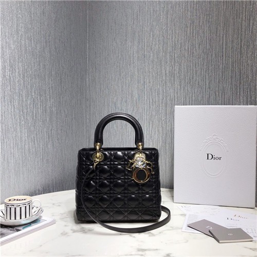DIOR 디올 레이디백 44551 금장 24CM