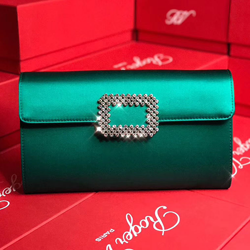 ROGER VIVIER 로저비비에 실크 소프트 클러치 체인숄더 24CM R50025