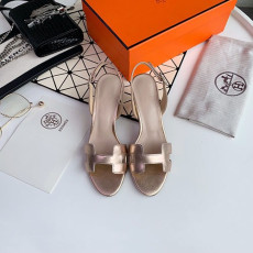 HERMES 에르메스 샌들 굽높이6CM봄신상(220,250사이즈 주문제작)
