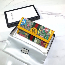 GUCCI 구찌 플라워 오피디아 장지갑 523154-2