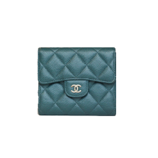 CHANEL 샤넬 캐비어 반지갑 AS401052