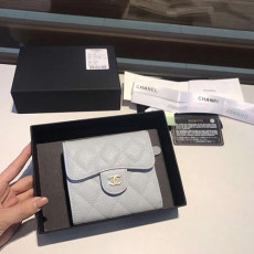 CHANEL 샤넬 캐비어 반지갑 AS87005