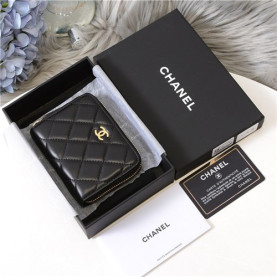 CHANEL 샤넬 램스킨 카드&동전지갑 C0019-1 2020/신상