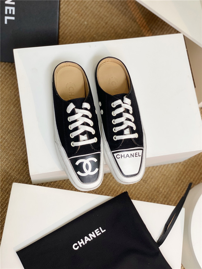 CHANEL 샤넬 여성용 반 슬리퍼 C91008-1 2020/신상