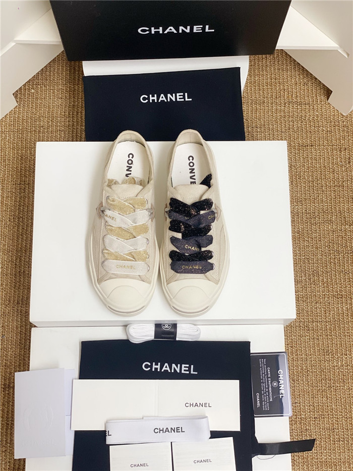 CHANEL 샤넬 & 컨버스 콜라보 스니커즈 C51001-1 2020/신상