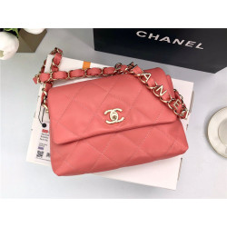 CHANEL 샤넬 램스킨 퀄팅 스몰 플랩 백
