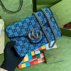 GUCCI 구찌 마몬트 마틀라세 멀티컬러 미니 체인백 474575