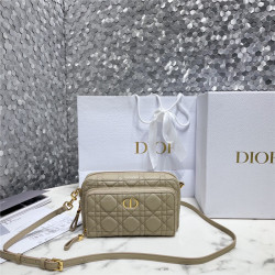 DIOR 디올 카로 더블 파우치 크로스바디백 D5037