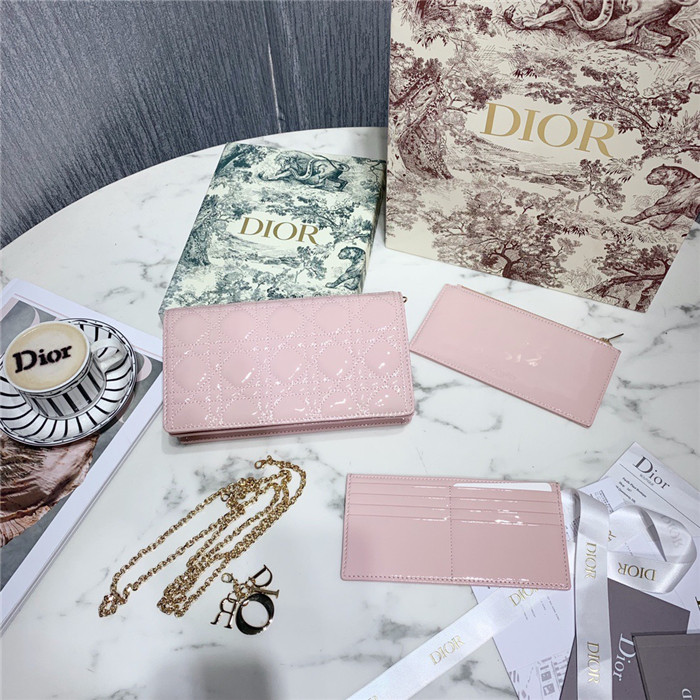 DIOR 디올 레이디 체인 클러치백 S0204