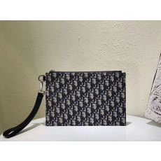 DIOR 디올 오블리크 자카드 클러치