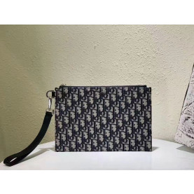 DIOR 디올 오블리크 자카드 클러치