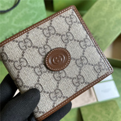 GUCCI 구찌 인터로킹 G 디테일 반지갑 671652