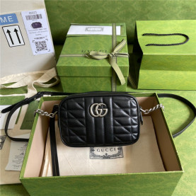 GUCCI 구찌 GG 마몬트 마틀라세 미니 크로스백 634936