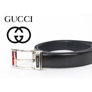 GUCCI 구찌 스틸핀 버클벨트