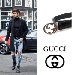 GUCCI 구찌 인터로킹 벨