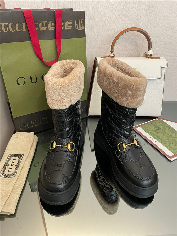 GUCCI 구찌 여성용 털부츠 G40008