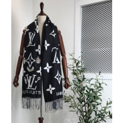 LOUIS VUITTON 루이비통 모노그램 자수 머플러