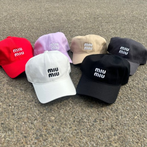 MIUMIU 미우미우 면 볼캡
