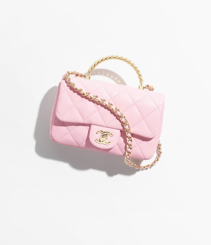 CHANEL 샤넬 여성 24s 미니 탑핸들