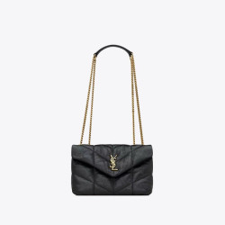 SAINT LAURENT 생로랑 루루 푸퍼 퀄팅 체인백 2COLOR