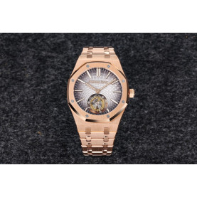 AUDEMARS PIGUET 오데마피게 로얄오크 플라잉 뚜르비옹 로즈골드 그레이다이얼