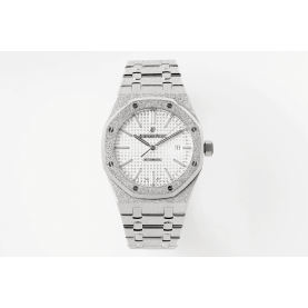 AUDEMARS PIGUET 오데마피게 로얄오크 프로스트 골드 흰판 15410