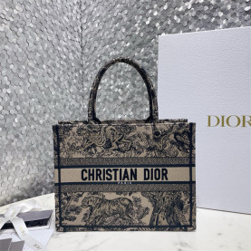 DIOR 디올 오블리크 미디움 북 토트백 M1286